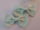 Mini Solid Color Boutique 2 pc 2.5" hair bows set