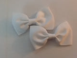 Mini Solid Color Boutique 2 pc 2.5" hair bows set