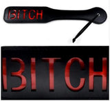 Paddle Fetish PU Leather Spanking Paddle Bitch