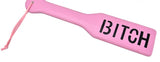 Paddle Fetish PU Leather Spanking Paddle Bitch