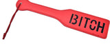 Paddle Fetish PU Leather Spanking Paddle Bitch