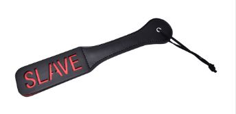 Paddle Fetish PU Leather Spanking Paddle Slave