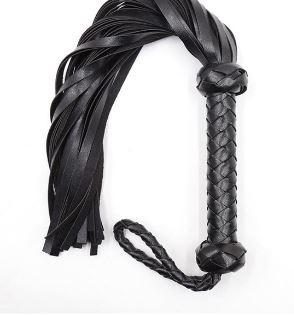 Flogger Leather Black whip