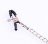 Clamps Fetish Stainless Steel Adjustable Metal Chain Breast Nipple Clamps Clips