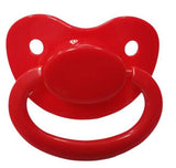 Red New Large Plain Color Adult Pacifier