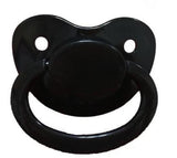 Black New Large Plain Color Adult Pacifier