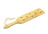 Paddle Fetish Bamboo Spanking Paddle with Heart Holes