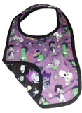Adult Tiny Terrors Bib Double Sided Reversible Matching Bib  DESIGNED BY KEROKEROKOUHAI