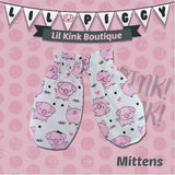 Lil Piggy Matching Mittens