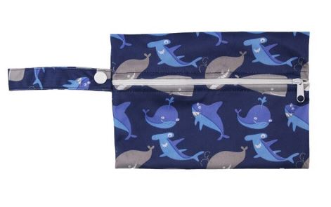 Whales & Sharks PACIFIER CARRYING CASE BAG