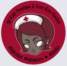 Vinyl Stickers Nightshift Nightmares Nurse Natalia