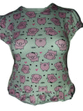 LIL PIGGY Baby Doll Shirt Clearance xs only LAST ONE