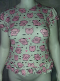 LIL PIGGY Baby Doll Shirt Clearance xs only LAST ONE