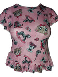 Misfit of Toys Baby Doll Shirt CLEARANCE xs only LAST ONE