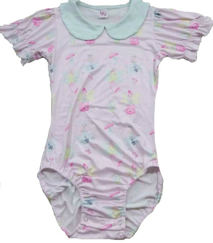 Flower Faeries ONESIE WITH PETER PAN STYLE COLLAR  Clearance xxs only LAST ONE