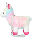 Plush Faux Fur Llamacorn Backpack Bag