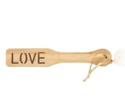 Paddle Fetish PU Bamboo Spanking Paddle Love Clearance