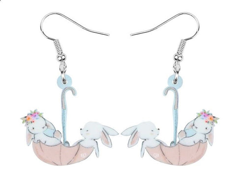 Boutique Earrings Little Bunnys