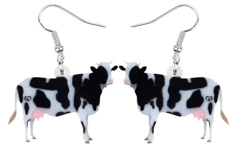 New Earrings Cow