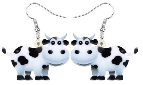 New Earrings Cow