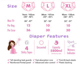 Rearz Princess Pink ABDL 1 Adult Diaper Sample