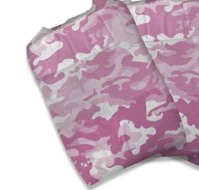 Tykables Cammies Pink Diapers ABDL Adult Diaper -1 Single Diaper Sample