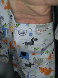 Squishyabdl cotton Dinosaur Romper - Large only (Special Size chart) Clearance LAST ONE