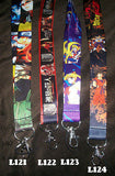 CARTOONS - HERO'S - ANIME badge holders - LANYARDS -  Huge Variety -