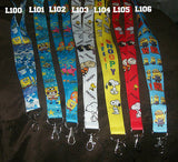 CARTOONS - HERO'S - ANIME badge holders - LANYARDS -  Huge Variety -