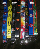 CARTOONS - HERO'S - ANIME badge holders - LANYARDS -  Huge Variety -