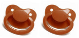 Coffee New Large Plain Color Adult Pacifier