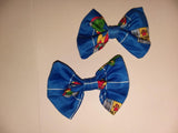 Ultra Puppy Arcade Gamer Hair Bows 2pc Set