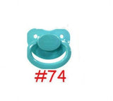 Teal New Large Plain Color Adult Pacifier