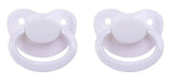 White New Large Plain Color Adult Pacifier