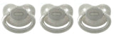 Clear Grey Sparkle New Large Sparkle Color Adult Pacifier