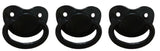 Black New Large Plain Color Adult Pacifier