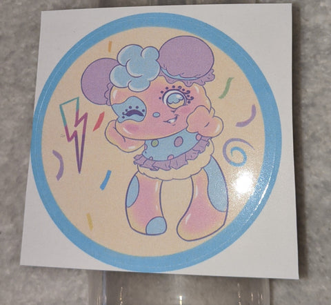 Space Baby Vinyl Sticker