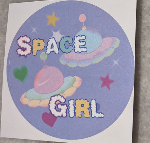 Vinyl Sticker Space Baby