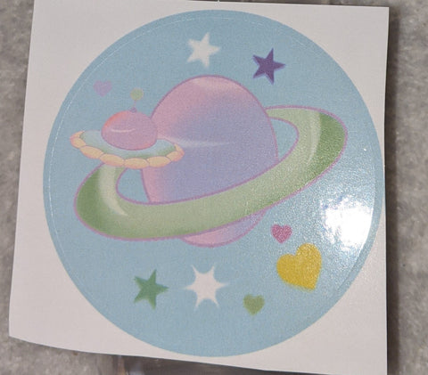 Vinyl Sticker Space Baby