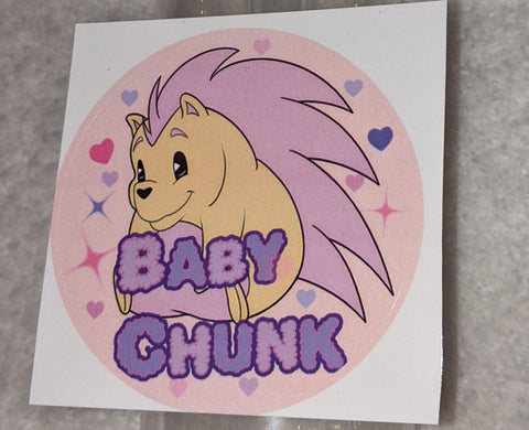 Vinyl Sticker Little Chunk Porcupine