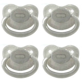 Clear Grey Sparkle New Large Sparkle Color Adult Pacifier