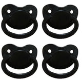 Black New Large Plain Color Adult Pacifier