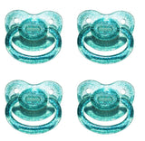Clear Blue Sparkle New Large Sparkle Color Adult Pacifier