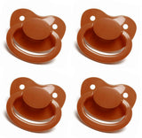 Coffee New Large Plain Color Adult Pacifier