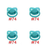 Teal New Large Plain Color Adult Pacifier