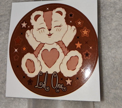 Vinyl Sticker Lil One Bear
