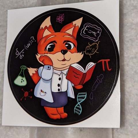 Vinyl Sticker PROFESSOR FOX
