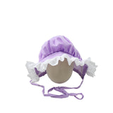Adult Baby Bonnets Purple Lil Mouse