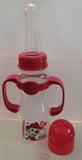 Dog Paw 9oz Baby Bottle with  ADULT Teat & handles