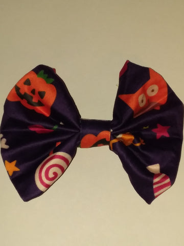 Lil' Spooky Halloween Matching Boutique Fabric Hair Bow
